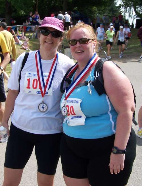 The victorious walkers